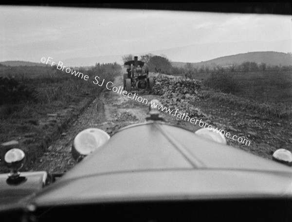 THROUGH WINDSCREEN ROAD WORKS